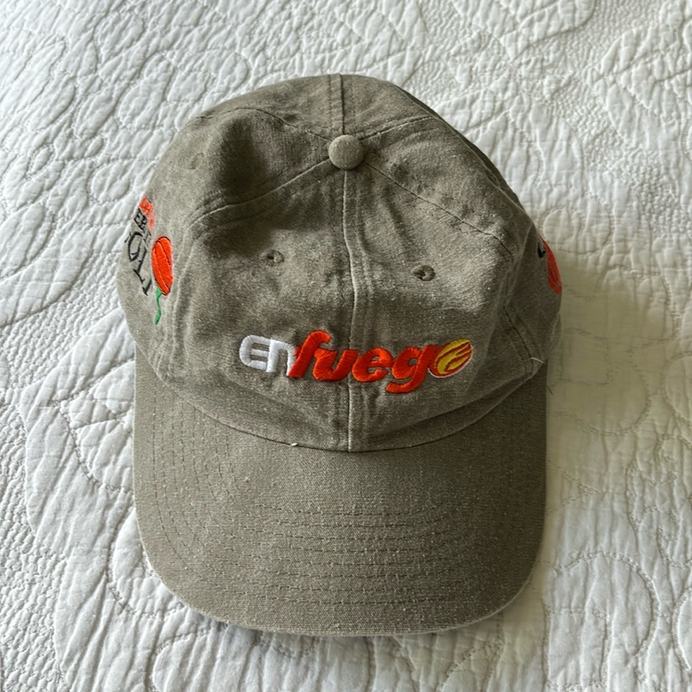 Miami Heat Celebrity Golf Tournament Hat Adjustable Khaki Tan One size fits most